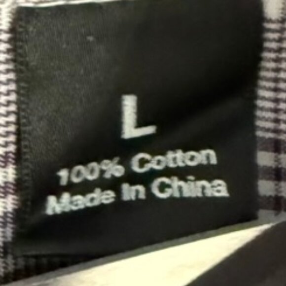 BLACK by Saks Fifth Avenue Men’s Plaid Button-Up Shirt - Size Large - Picture 6 of 8